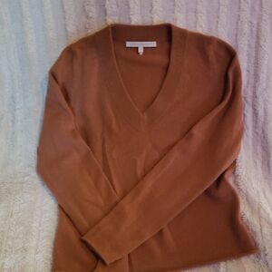 NakedCashmere V-Neck Sweater - Warm Brown